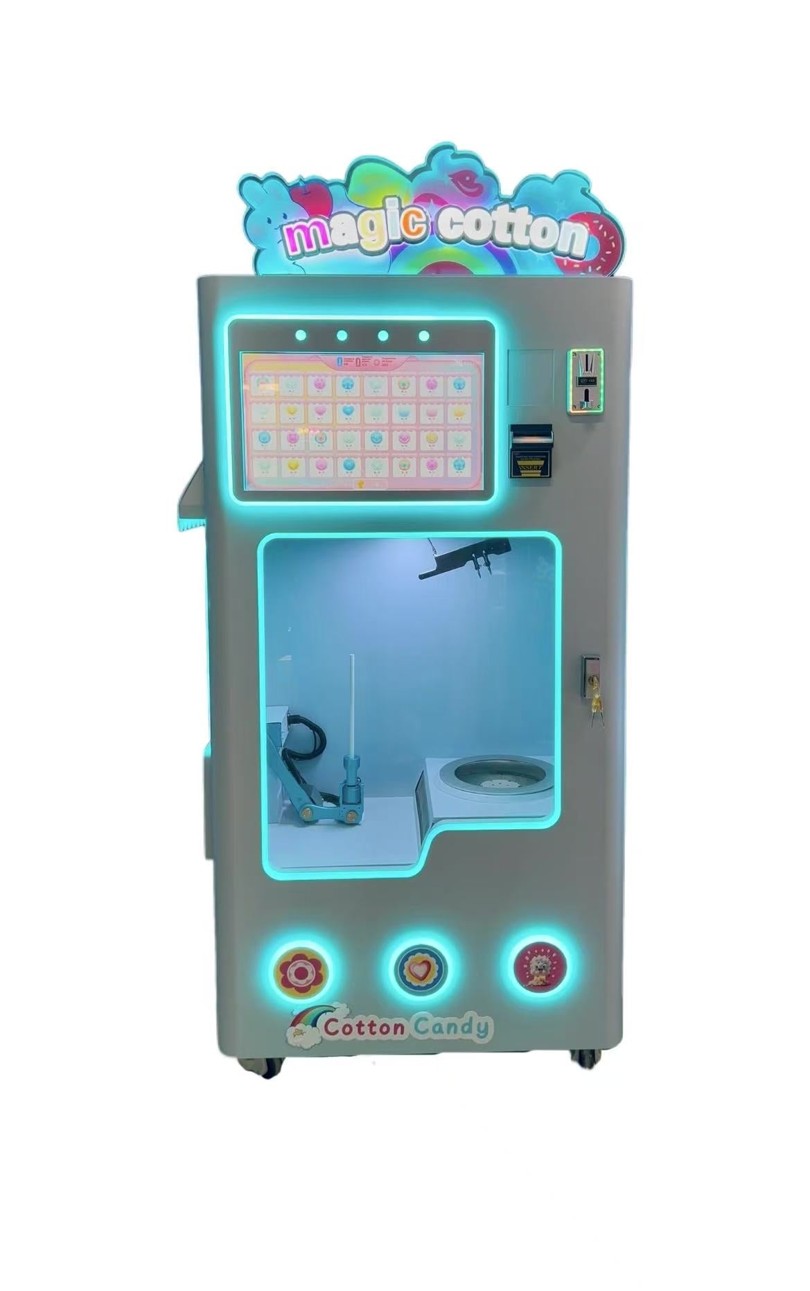 Cotton candy machine, self-service vending machine, commercial equipment, fully automatic vending machine