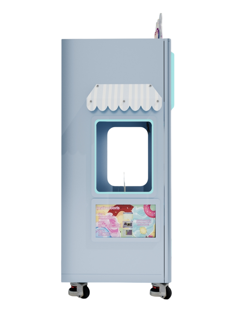 Smart Commercial Self-Service Cotton Candy Vending Machine