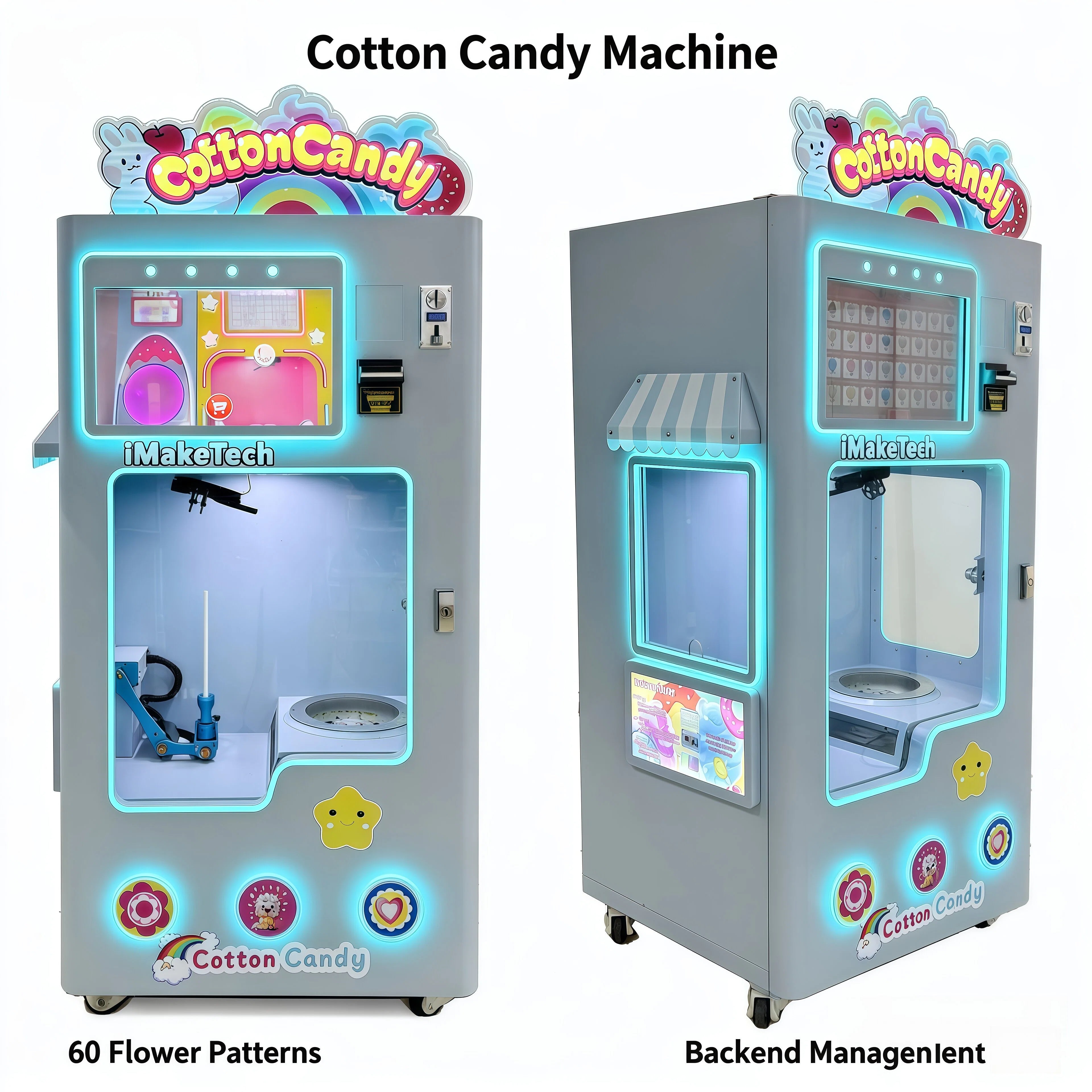 Cotton candy machine, self-service vending machine, commercial equipment, fully automatic vending machine