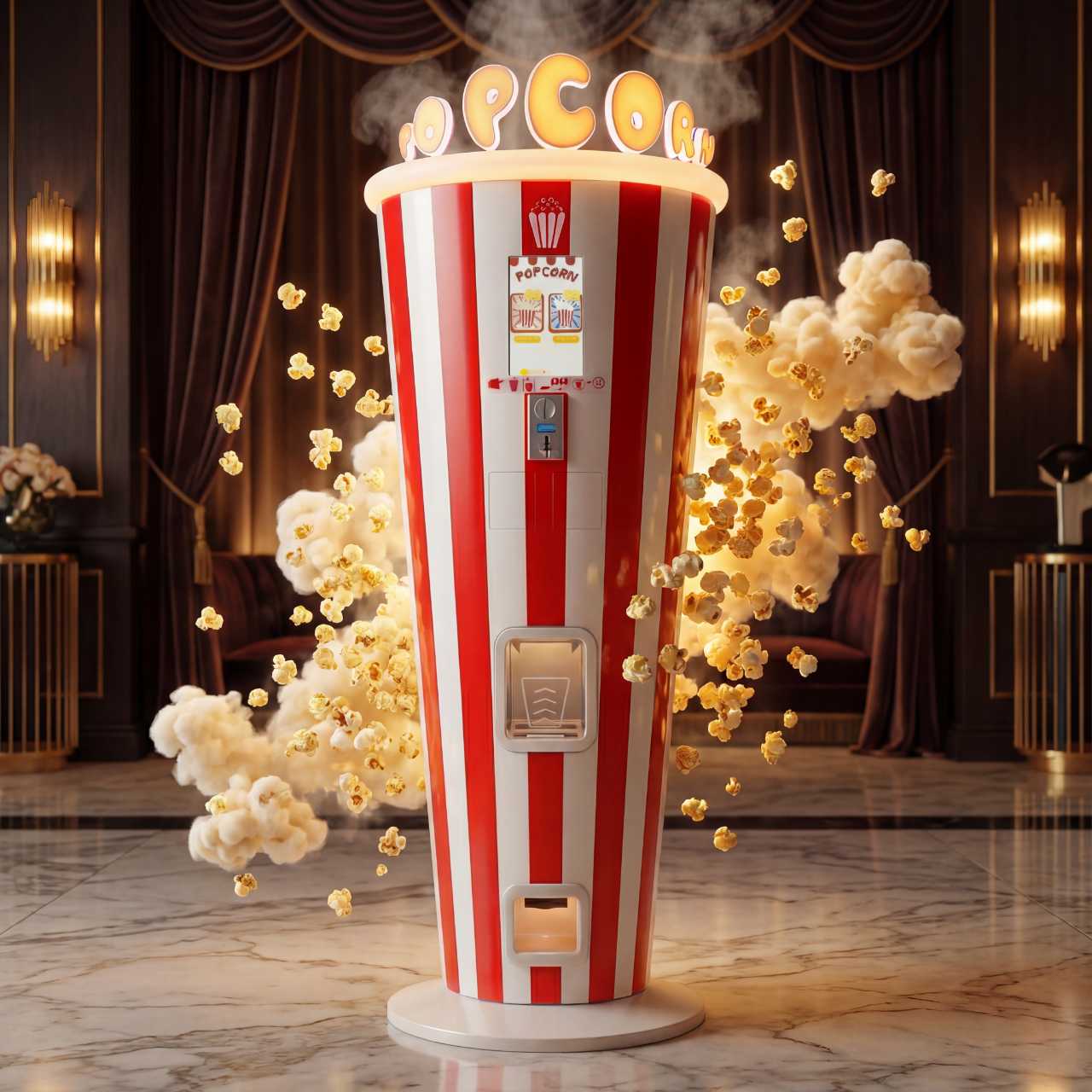 Fully Automatic Popcorn Machine