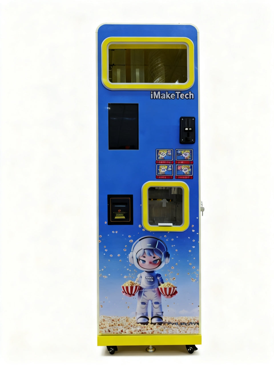 Popcorn machine, self-service vending machine, fully automatic cotton candy machine, commercial equipment, suitable for shopping malls, amusement parks, etc