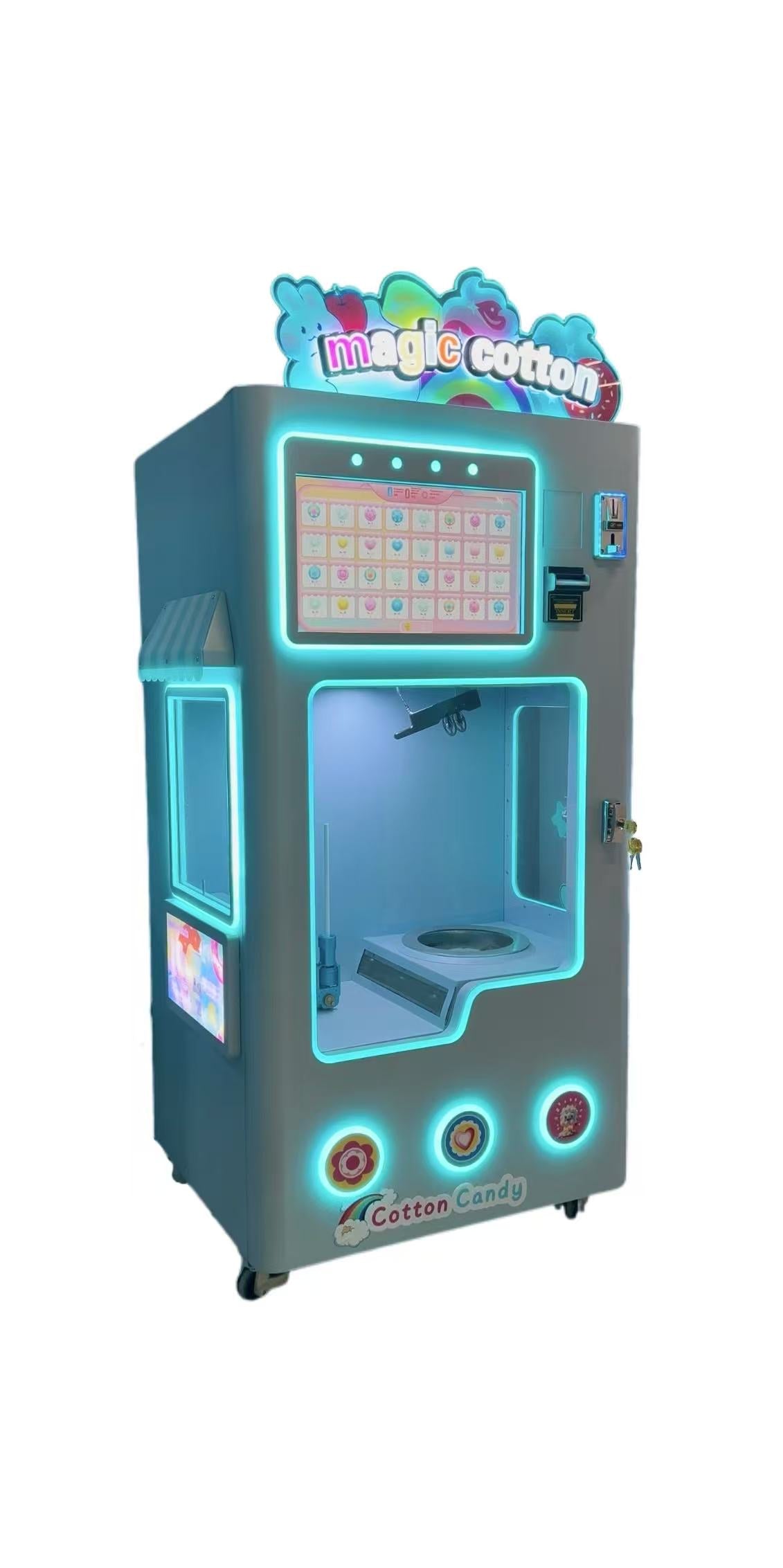 Cotton candy machine, self-service vending machine, commercial equipment, fully automatic vending machine
