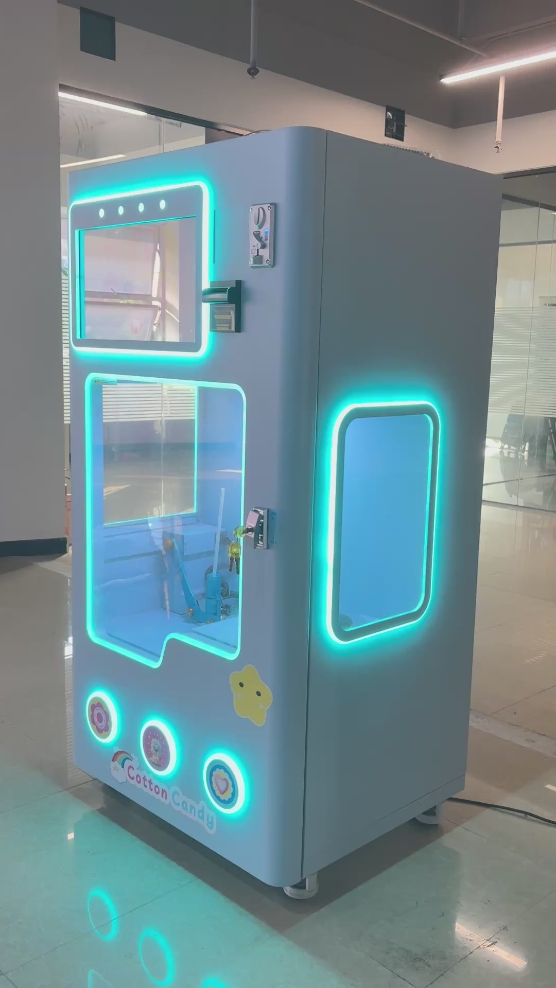 Cotton candy machine, self-service vending machine, commercial equipment, fully automatic vending machine